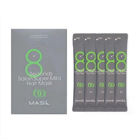 MASIL Набор масок восстанавливающих для ослабленных волос Masil 8 Seconds Salon Super Mild Hair Mask Stick Pouch, 20 шт.