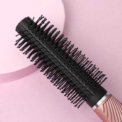 Queen Fair Брашинг для волос вентилируемый, d = 2/4,5 × 23 см, цвет чёрный/розовый 