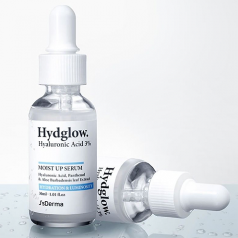 JsDerma Увлажняющая сыворотка для лица с гиалуроновой кислотой Hydglow Moist Up Serum