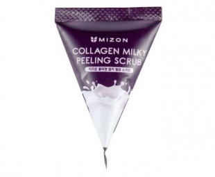 Mizon Очищающий скраб для лица с коллагеном Collagen Milky Peeling Scrub