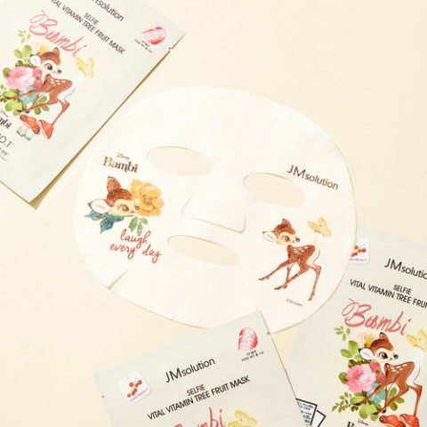 JMSolution Маска тканевая с облепихой Disney collection selfie vital vitamin tree fruit mask, 1 шт.