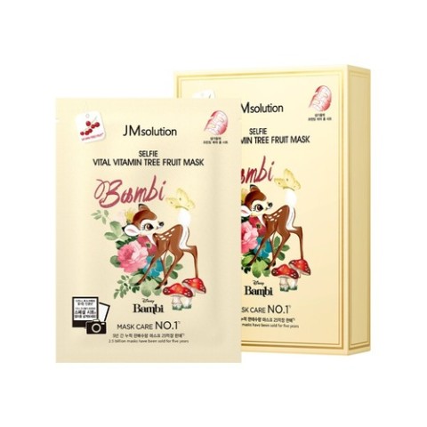 JMSolution Маска тканевая с облепихой Disney collection selfie vital vitamin tree fruit mask, 1 шт.