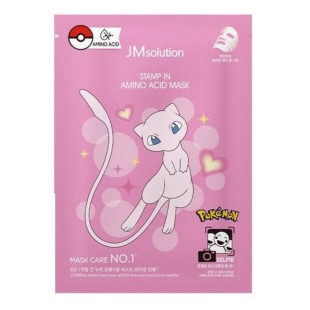 JMSolution Питательная тканевая маска с аминокислотами Stamp In Amino Acid Mask Pokemon Selfie, 1 шт.