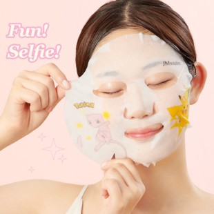 JMSolution Питательная тканевая маска с аминокислотами Stamp In Amino Acid Mask Pokemon Selfie, 1 шт.
