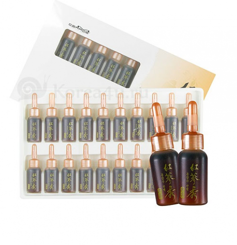 Ампульная сыворотка для волос Incus с красным женьшенем M-Cerade Red Ginseng Extract Ampule, 10 мл.