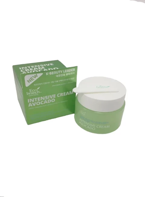 В ПОДАРОЧНОЙ УПАКОВКЕ+ПЕЧЕНЬЕ С ПРЕДСКАЗАНИЕМ ИЛИ КОНФЕТОЙ Eco Branch Крем для лица интенсивный с экстрактом авокадо Intensive Cream Avocado Ver.3, 100 мл