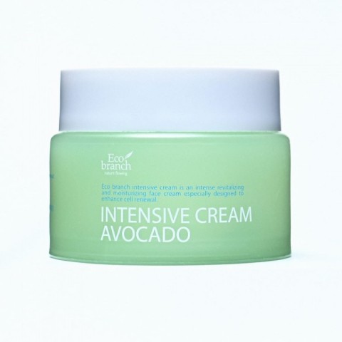 В ПОДАРОЧНОЙ УПАКОВКЕ+ПЕЧЕНЬЕ С ПРЕДСКАЗАНИЕМ ИЛИ КОНФЕТОЙ Eco Branch Крем для лица интенсивный с экстрактом авокадо Intensive Cream Avocado Ver.3, 100 мл
