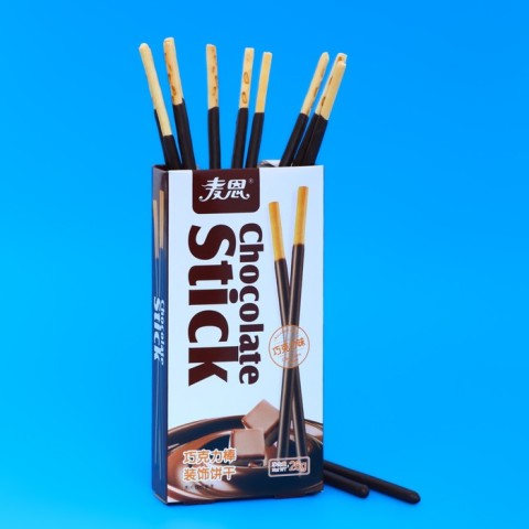 Палочки печенья покрытые шоколадом со вкусом шоколада, 26 г 