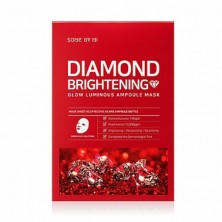 Some By Mi Осветляющая маска для лица тканевая Diamond Brightening Glow Luminous Ampoule Mask