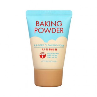 Etude House Пенка для умывания с содой для очищения кожи от BB крема Baking Powder B.B Deep Cleansing Foam, 30 мл