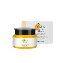FARMSTAY Крем для лица выравнивающий тон Citrus Yuja Vitalizing Cream, 100 мл
