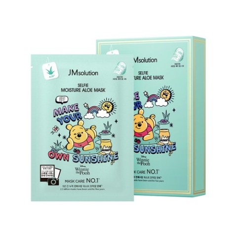 JMsolution Маска тканевая увлажняющая с алоэ Disney collection selfie moisture aloe mask, 1 шт.