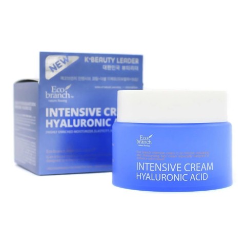 Eco Branch Интенсивный увлажняющий крем с гиалуроновой кислотой Intensive Cream Hyaluronic Acid Ver.3, 100 мл