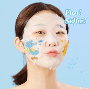 JMSolution Интенсивно увлажняющая тканевая маска с пантенолом Stamp In Panthenol Mask Pokemon Selfie, 1 шт.
