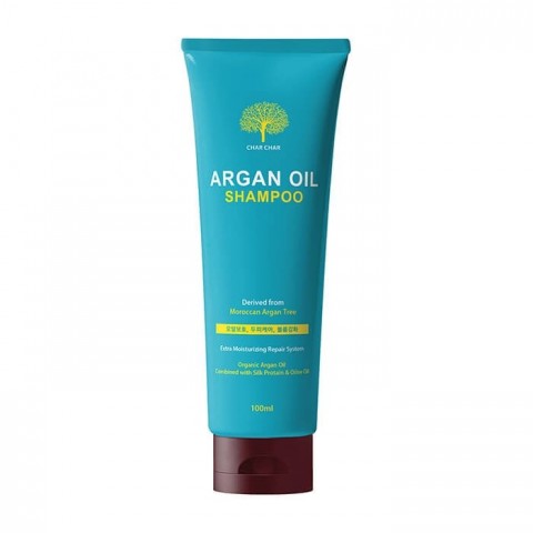 Evas Char Char Очищающий шампунь для волос с аргановым маслом Argan Oil Shampoo, 100 мл.