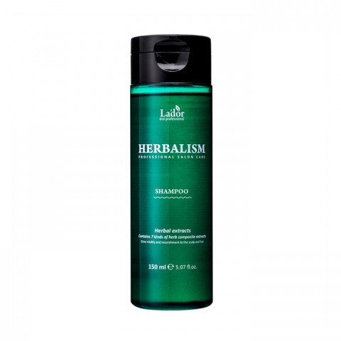 Lador Слабокислотный травяной шампунь для волос с аминокислотами  Herbalism Shampoo, 150 мл.