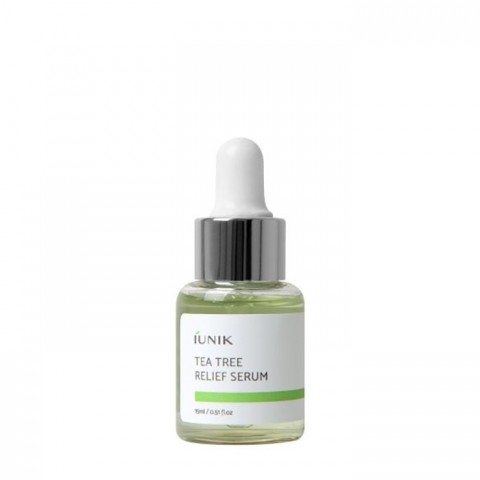 Сыворотка для лица iUnik с чайным деревом Tea Tree Relief Serum, 15 мл.
