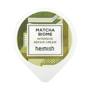 Heimish Восстанавливающий крем на основе зеленого чая Matcha Biome Intensive Repair Cream, 5 мл