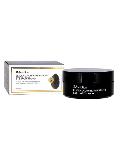 JMsolution Патчи с древесным углем и протеинами шелкопряда Black Cocoon Home Esthetic Eye Patch, 60 шт.