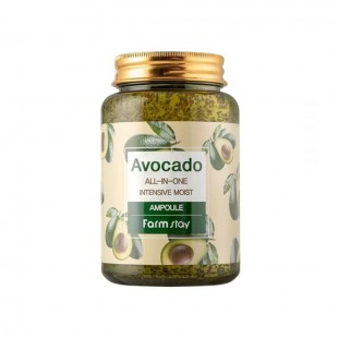 FARMSTAY Питательная ампульная сыворотка с авокадо Avocado All-in-one Intensive Moist Ampoule, 250 мл