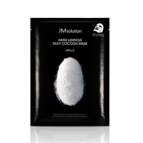JMsolution Тканевая маска для лица с шелком Water Luminous Silky Cocoon Mask Black