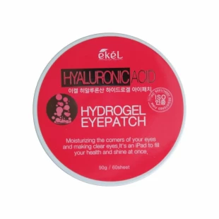 EKEL Гидрогелевые патчи с гиалуроновой кислотой Hyaluronic Acid Hydrogel Eye patch, 60 шт.