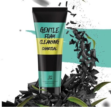J:on Пенка для умывания с древесным углем Gentle Foam Cleansing Charcoal