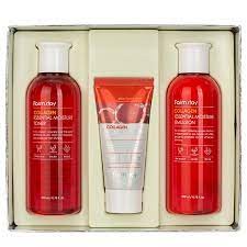 FARMSTAY Набор средств по уходу за кожей с коллагеном COLLAGEN ESSENTIAL CARE 3 SET