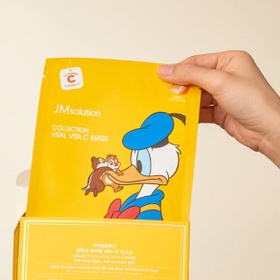 JMSolution Маска тканевая с витамином С для сияния кожи Disney collection vital vita C mask, 1 шт.