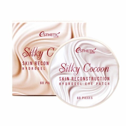 Esthetic House Гидрогелевые патчи для глаз с шелком Silky Cocoon Hydrogel Eye Patch, 60 шт.