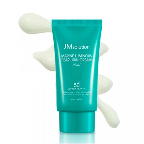 JMsolution Солнцезащитный крем с экстрактом жемчуга Marine Luminous Pearl Sun Cream SPF 50+ PA++++, 50 мл
