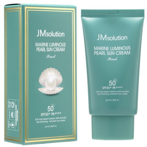 JMsolution Солнцезащитный крем с экстрактом жемчуга Marine Luminous Pearl Sun Cream SPF 50+ PA++++, 50 мл