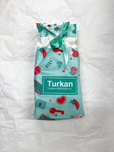 TURKAN НАБОР Носки женские в подарочной упаковке мешочек, 3 пары