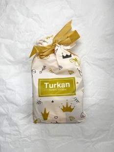 TURKAN НАБОР Носки женские в подарочной упаковке мешочек, 3 пары