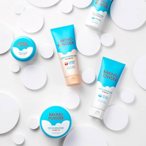 Etude House Глубоко очищающая пенка для умывания с содой Baking Powder Pore BB Cleansing Foam, 160 гр.