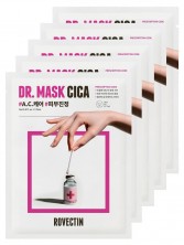 ROVECTIN Набор успокаивающих тканевых масок для лица Skin Essentials Dr. Mask Cica