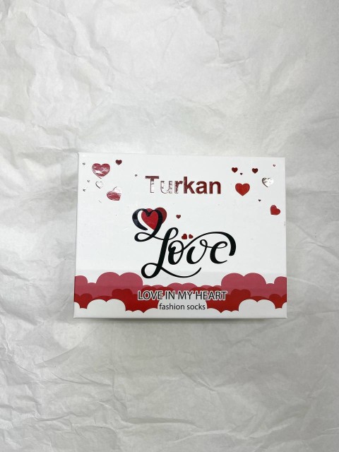 TURKAN НАБОР Носки женские в подарочной упаковке картонная коробка, 3 пары