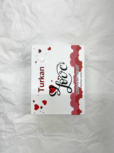 TURKAN НАБОР Носки женские в подарочной упаковке картонная коробка, 3 пары