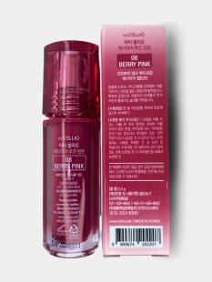 Dr.CELLIO Тинт для губ кашемировый Cashmere Rouge Tint 08 Berry Pink 3.5 g