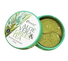 Esthetic House Гидрогелевые патчи для глаз с алоэ и зеленым чаем Aloe Vera & Green Tea Hydrogel Eye Patch, 60 шт.