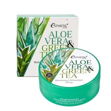 Esthetic House Гидрогелевые патчи для глаз с алоэ и зеленым чаем Aloe Vera & Green Tea Hydrogel Eye Patch, 60 шт.