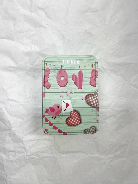 TURKAN НАБОР Носки женские в подарочной упаковке жестяная банка, 3 пары