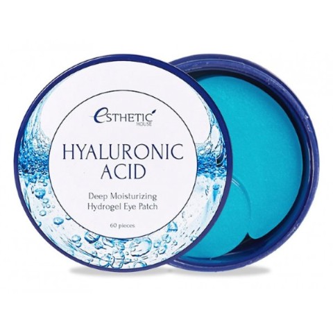Esthetic House Гидрогелевые патчи для глаз с гиалуроновой кислотой Hyaluronic Acid Hydrogel Eye Patch, 60 шт.