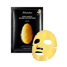 JMsolution Тканевая маска для лица с шелкопрядом Water Luminous Golden Cocoon Mask