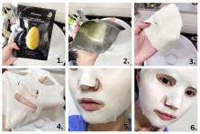 JMsolution Тканевая маска для лица с шелкопрядом Water Luminous Golden Cocoon Mask
