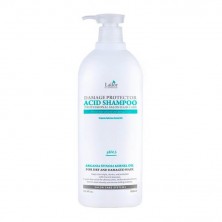 Lador Бесщелочной шампунь для сухих и повреждённых волос Damaged Protector Acid Shampoo, 900 мл.