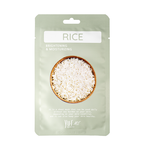 Yu.r ME Тканевая маска для лица с экстрактом риса  Rice Sheet Mask