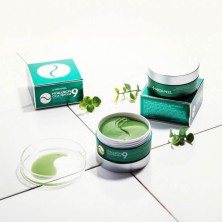 MEDI-PEEL Патчи успокаивающие с гиалуроновой кислотой, центеллой, пептидами Peptide 9 Hyaluron CICA Ampoule Eye Patch 9, 60 шт.