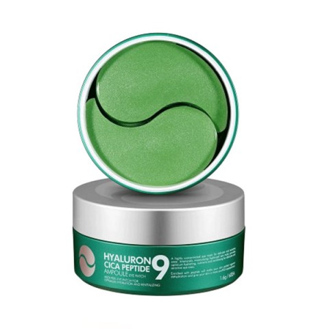 MEDI-PEEL Патчи успокаивающие с гиалуроновой кислотой, центеллой, пептидами Peptide 9 Hyaluron CICA Ampoule Eye Patch 9, 60 шт.