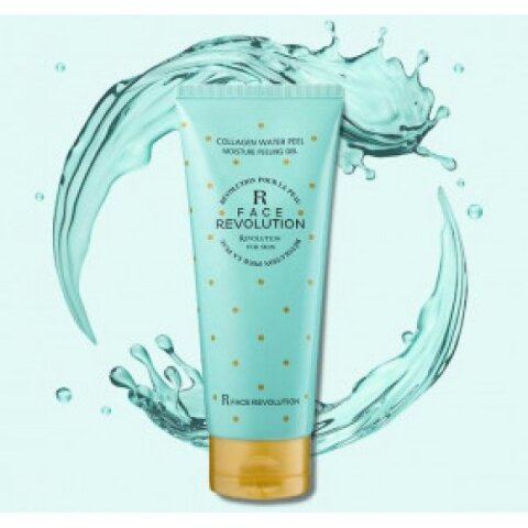 Face Revolution Увлажняющий гель пилинг для лица с коллагеном Collagen Water Peel Moisture Peeling Gel